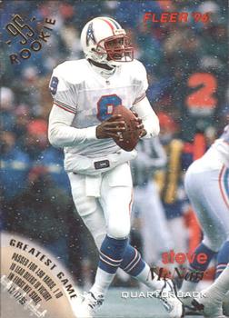 Steve McNair Houston Oilers 1996 Fleer NFL #54